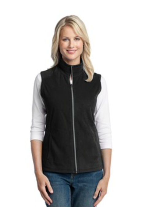  Port Authority Micro-fleece Vest in Black Main Image